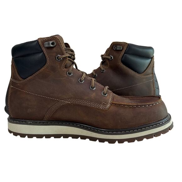 Timberland Pro Irvine Work Boots Mens 10 M Brown Leather Soft Moc Toe A42TY main image 8